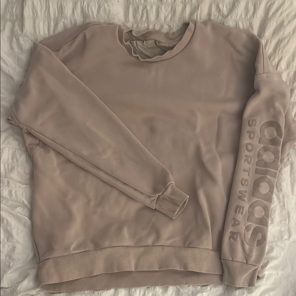 Adidas Beige Sweatshirt